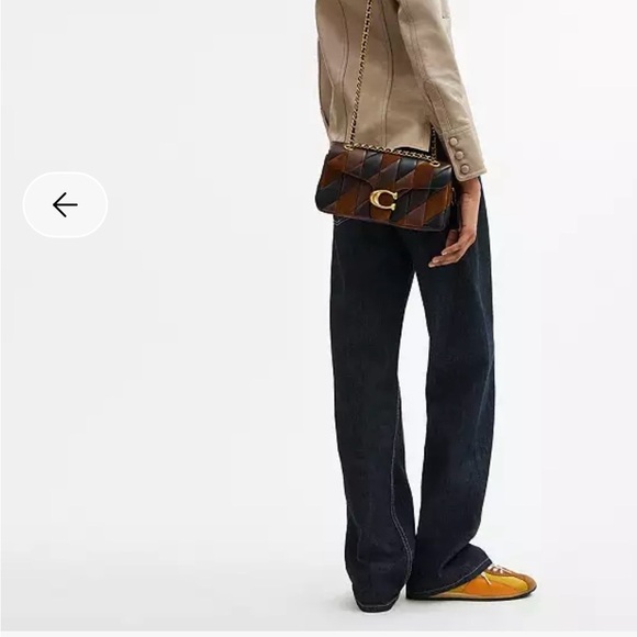 Coach Patchwork Leather Shoulder Bag - Picture 10 of 16